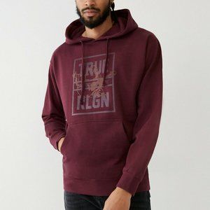 True Religion Men's Buddha Logo Pullover Hoodie